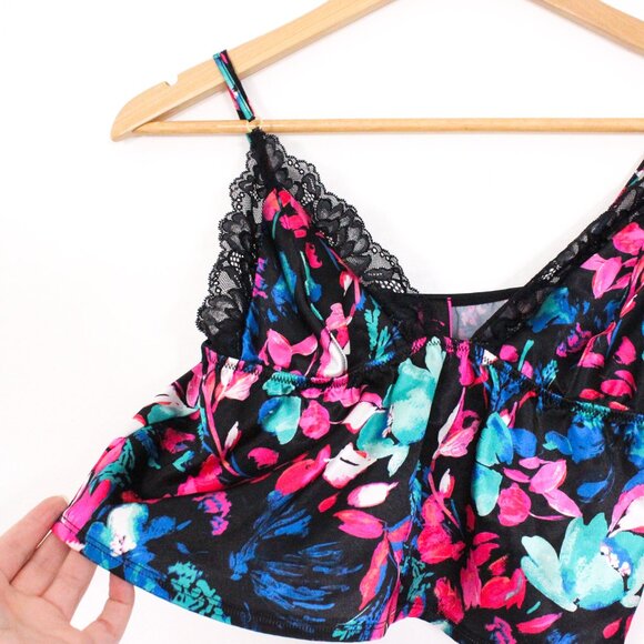 *La Senza Floral Silky Sleep Set - Picture 7 of 8